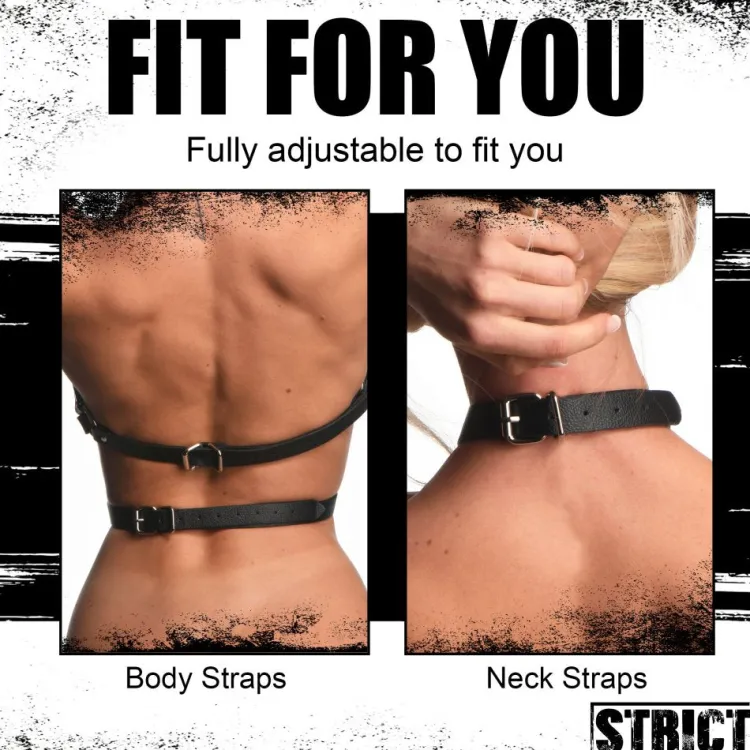 STRICT Vibrating Panties & Lingerie | Masks & Dress-Up Accessories>Female Chest Harness
