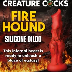 Creature Cocks Silicone Dildos>Fire Hound Silicone Dildo