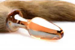 Tailz Sensation Play, Tools & Accessories | Butt Plug Tails>Fox Tail Glass Anal Plug