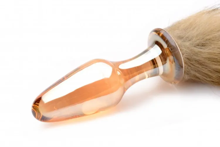 Tailz Sensation Play, Tools & Accessories | Butt Plug Tails>Fox Tail Glass Anal Plug