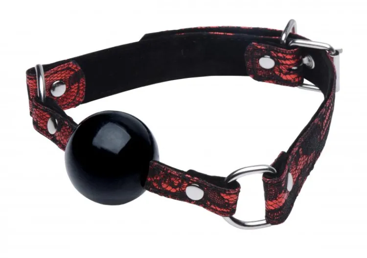 Frisky Starter Bdsm & Bondage Kits | Wrist & Ankle Cuffs>Lacy Red 5 Piece Bondage Set