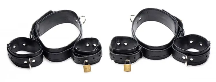 STRICT Wrist & Ankle Cuffs>Frog-Tie Restraint Set