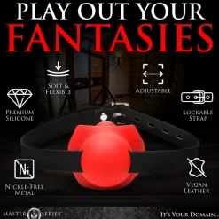 Master Series Masks & Dress-Up Accessories | Ball Gags & Mouth Restraints><noscript><img width=
