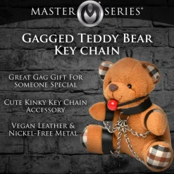 Master Series Games & Novelties>Gagged Teddy Bear Keychain