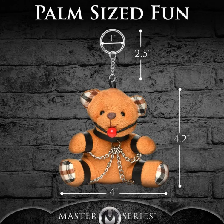 Master Series Games & Novelties>Gagged Teddy Bear Keychain