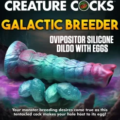 Creature Cocks Silicone Dildos>Galactic Breeder Ovipositor Silicone Dildo
