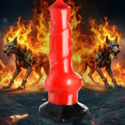 Creature Cocks Large Dildos>Giant Hell-Hound Canine 2ft Dildo
