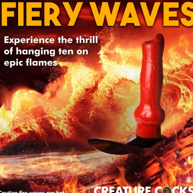 Creature Cocks Large Dildos>Giant Hell-Hound Canine 2ft Dildo