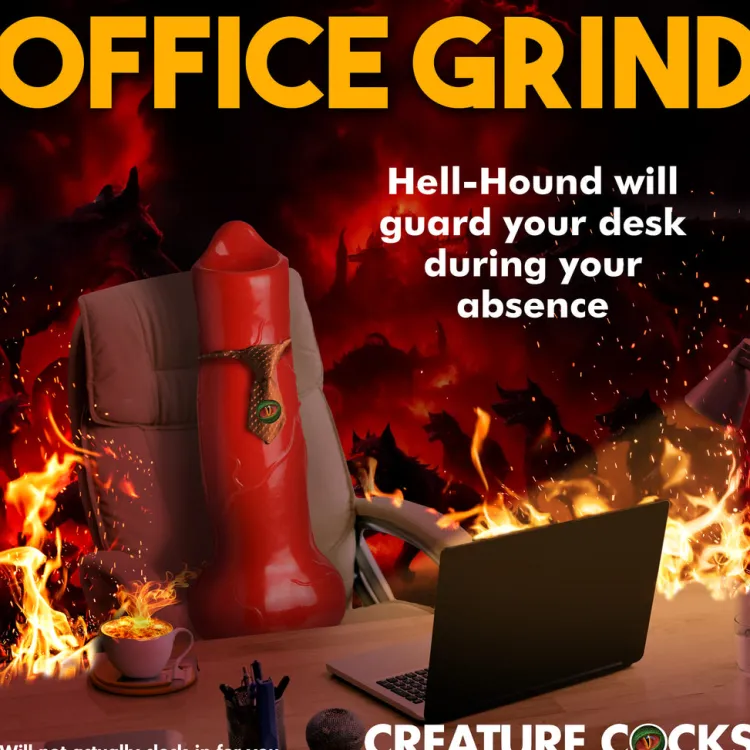 Creature Cocks Large Dildos>Giant Hell-Hound 3ft Canine Dildo