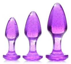 Booty Sparks Jewel Butt Plugs | Anal Starter Toys>Glitter Gem Anal Plug Set