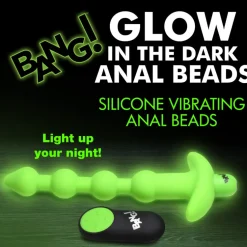 Bang Vibrating Butt Plugs | Insertable & Realistic Dildo Vibrators>Glow-in-the-Dark Silicone Anal Beads