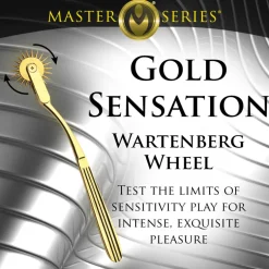 Kink Industries Medical Equipment | Sensation Play, Tools & Accessories>Gold Sensation Wartenberg Wheel