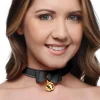 Master Series Leashes & Collars>Golden Kitty Cat Bell Collar