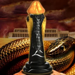 Creature Cocks Silicone Dildos | Harness Compatible Dildos>Golden Mamba Silicone Dildo