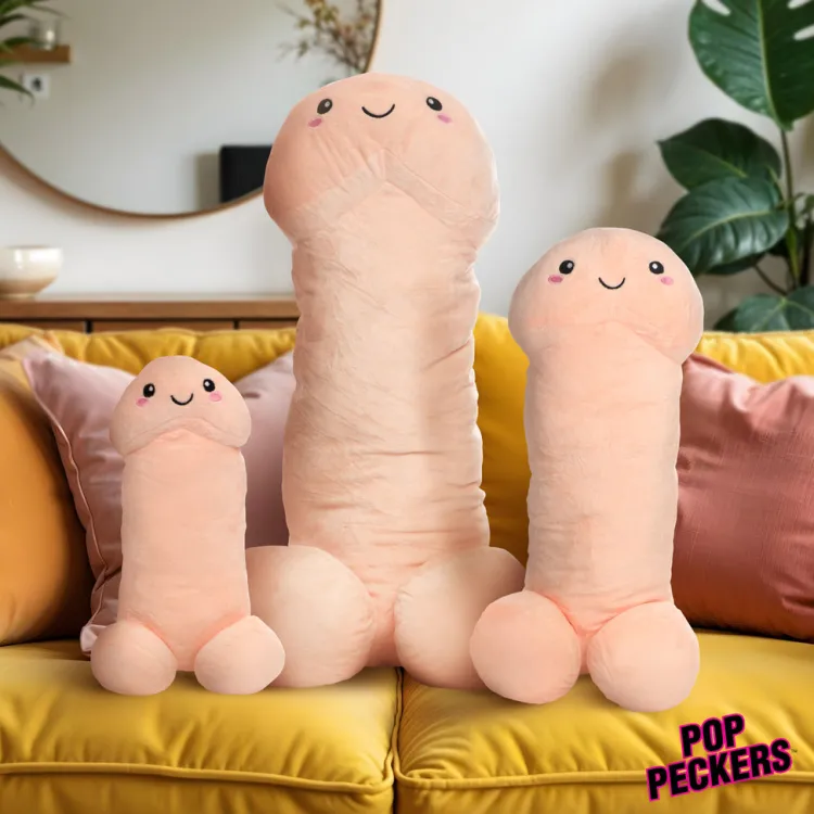Pop Peckers Games & Novelties>Happy Peckers Penis Pillow