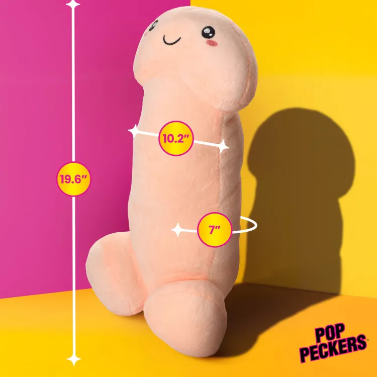Pop Peckers Games & Novelties>Happy Peckers Penis Pillow