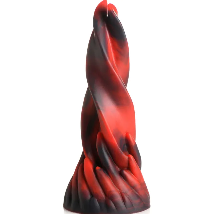 Creature Cocks Silicone Dildos | Non-Representational Dildos>Hell Kiss Twisted Tongues Silicone Dildo