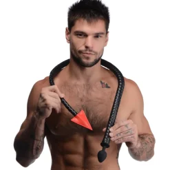 Master Series Butt Plug Tails | Unique Anal Toys>Hellbound Braided Devil Tail Anal Plug