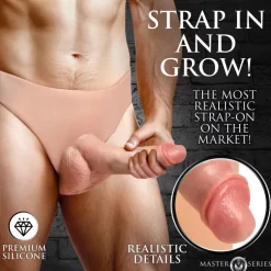 Master Series Strap-On Harnesses & Dildos>Hollow Silicone Harness