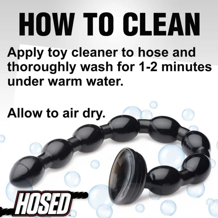 Hosed Anal Beads & Tools | Unique Anal Toys>1.5 inch Beaded Anal Snake