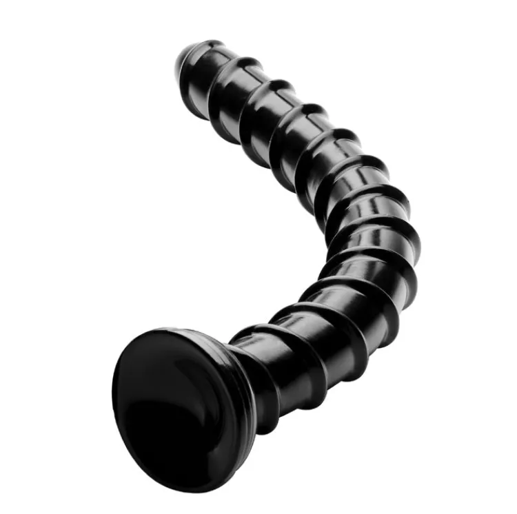 Hosed Anal Dildos & Probes>18 Inch Swirl Thick Anal Snake