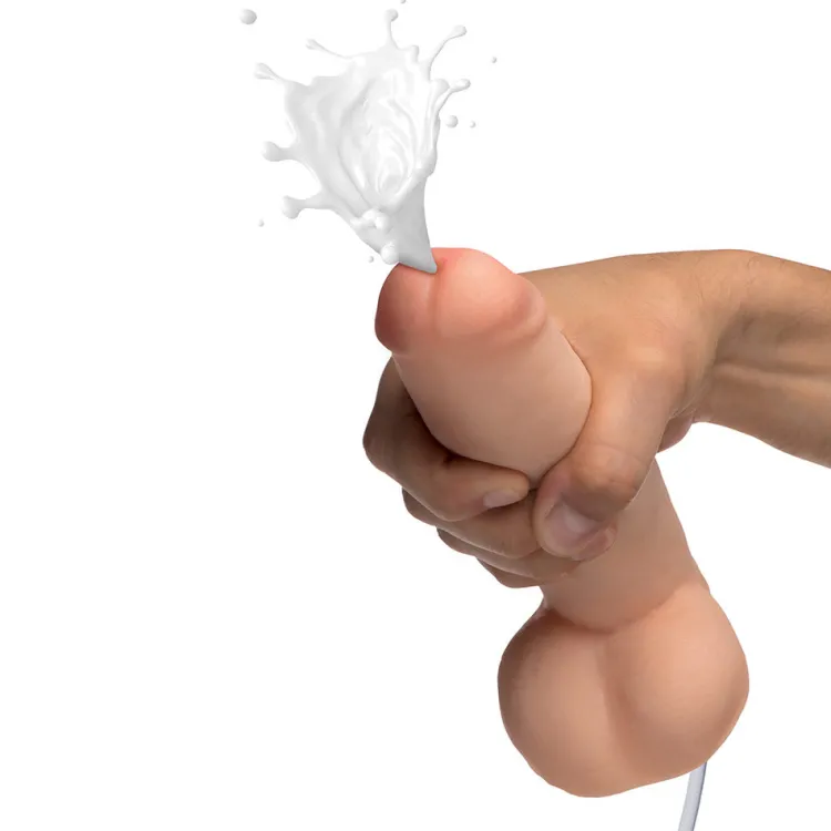 Loadz Realistic Dildos>8 Inch Realistic Dual Density Squirting Dildo