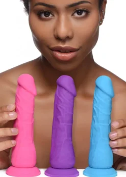 Curve Toys Silicone Dildos | Realistic Dildos>7 Inch Silicone Dildo