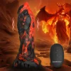 Creature Cocks Silicone Dildos | Vibrating Dildos>Inferno Cock Vibrating Silicone Dildo