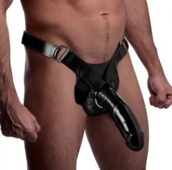 Master Series Penis Extenders & Sleeves>Infiltrator II Hollow Strap-On with 9 Inch Dildo