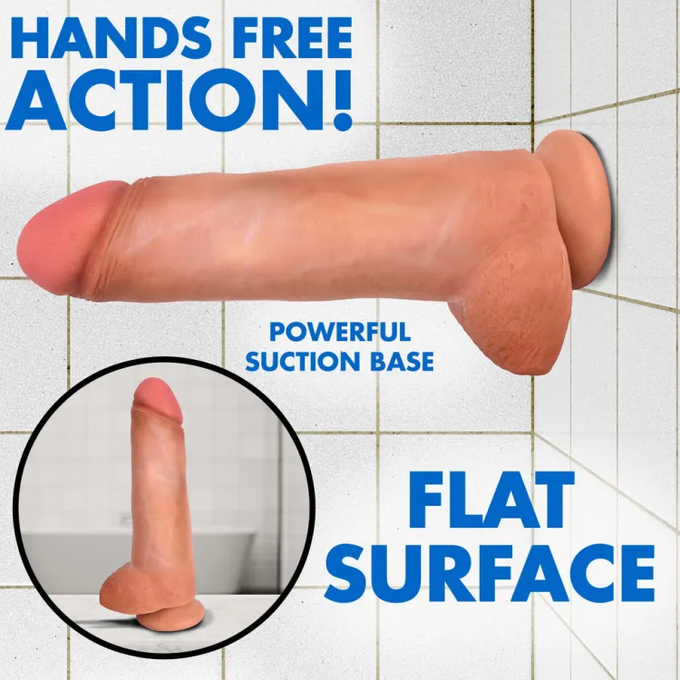 Jock Ultra Realistic Sex Toys | Large Dildos>12 Inch Dildo with Balls