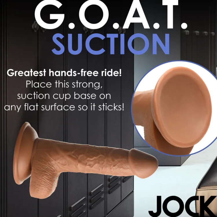 Jock Ultra Realistic Sex Toys | Realistic Dildos>Baseball Brian 7" Dildo w/ Balls