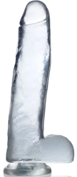 Jock Harness Compatible Dildos | Strap-On Harnesses & Dildos>C-Thru Dildo with Balls