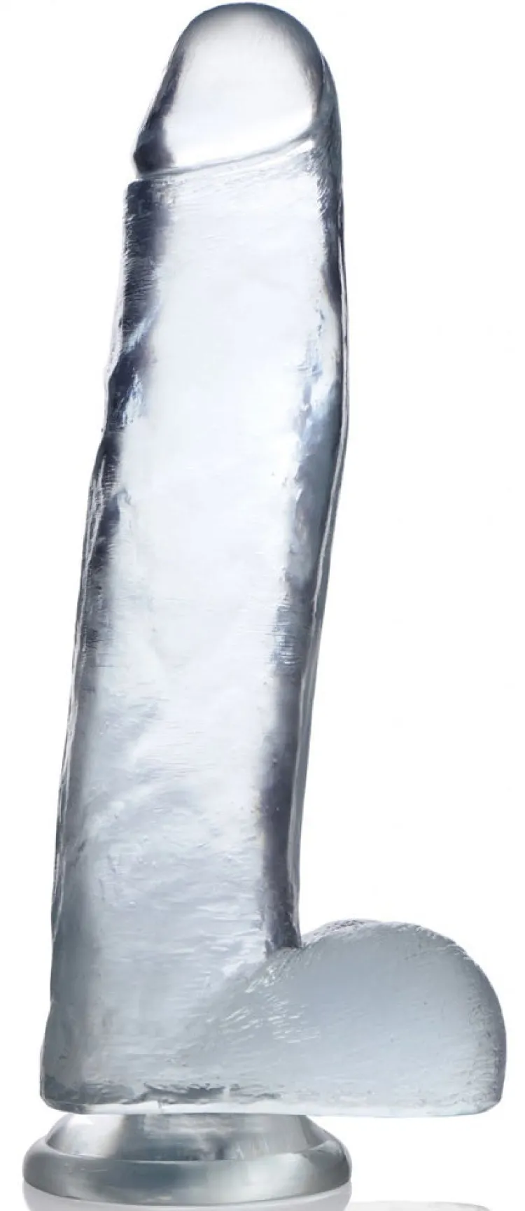 Jock Harness Compatible Dildos | Strap-On Harnesses & Dildos>C-Thru Dildo with Balls
