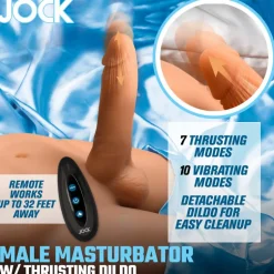 Jock Realistic Dildos | Realistic & Lifelike Sex Dolls>Male Masturbator with Thrusting Dildo