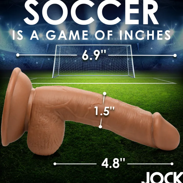 Jock Ultra Realistic Sex Toys | Realistic Dildos>Soccer Sam 7" Dildo w/ Balls