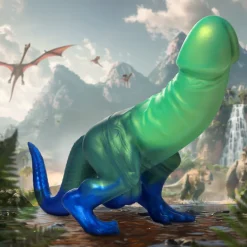 Creature Cocks Silicone Dildos>Jurassic Cock Dinosaur Silicone Dildo