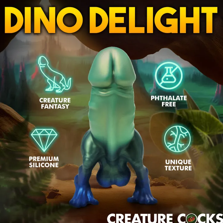 Creature Cocks Silicone Dildos>Jurassic Cock Dinosaur Silicone Dildo