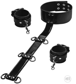 Frisky Wrist & Ankle Cuffs>Keep Em Bound Neck to Wrist Restraints