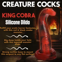 Creature Cocks Silicone Dildos>King Cobra Silicone Dildo