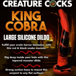 Creature Cocks Silicone Dildos | Large Dildos>King Cobra Silicone Dildo