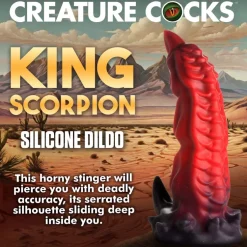 Creature Cocks Silicone Dildos | Harness Compatible Dildos>King Scorpion Silicone Dildo