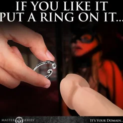 Master Series Penis Rings>Kingpin Stainless Steel Glans Ring