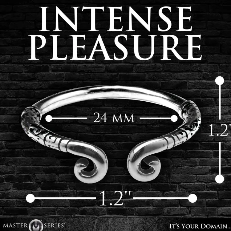 Master Series Penis Rings>Kingpin Stainless Steel Glans Ring