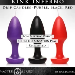 Master Series Sensation Play, Tools & Accessories>Kink Inferno Drip Candles