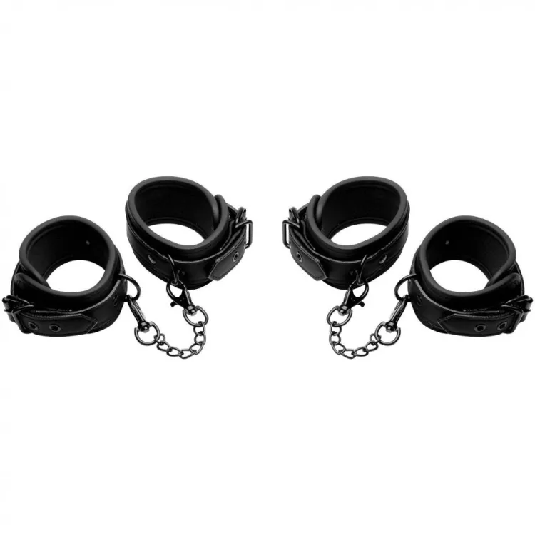 Master Series Starter Bdsm & Bondage Kits | Wrist & Ankle Cuffs>Kinky Comfort Wrist and Ankle Cuff Set