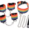 Master Series Sex Toy Kits & Collections | Leashes & Collars>Kinky Pride Rainbow Bondage Set