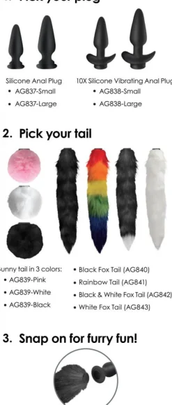Tailz Butt Plug Tails | Unique Anal Toys><noscript><img width=