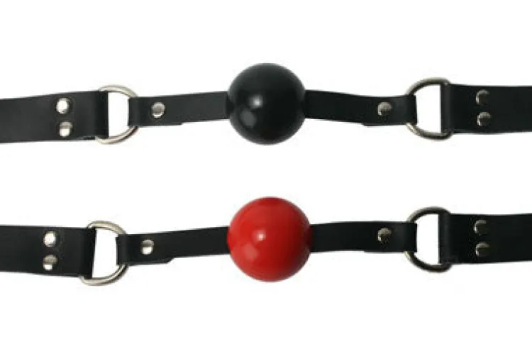 Strict Leather Ball Gags & Mouth Restraints | Masks & Dress-Up Accessories>Latex Ball Gag