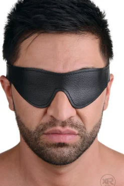 Strict Leather Ball Gags & Mouth Restraints | Masks & Dress-Up Accessories>Leather Blindfold