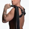 Strict Leather Luxury Toys | Impact: Whips, Crops & Spankers>Leather Flogger with Stainless Steel Handle